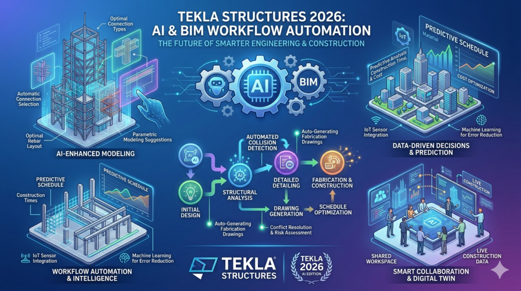 AI in Tekla Structures 2026 BIM workflow automation
