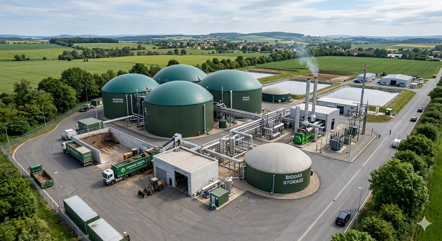 Industrial Waste-to-Energy Solutions biogas plant