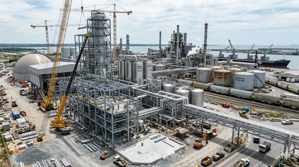 Rising fertilizer demand driving industrial infrastructure expansion